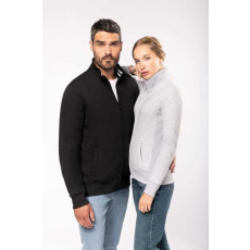 KARIBAN Pulóver Kariban férfi, oxford grey, XL