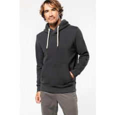 KARIBAN Pulóver Kariban férfi, slub grey heather, XL