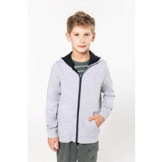KARIBAN Pulóver Kariban gyerek, black/red, 12/14
