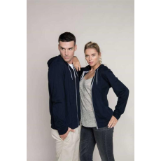 KARIBAN Pulóver Kariban könnyű pamut unisex, navy, XL