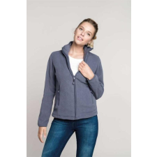KARIBAN Pulóver Kariban Maureen polár női cipzáras női (280g/m2) kelly green, 2XL munkaruha