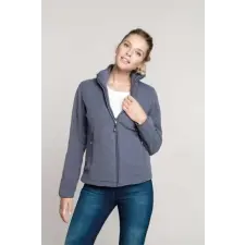 KARIBAN Pulóver Kariban Maureen polár női cipzáras női (280g/m2) kelly green, 4XL munkaruha