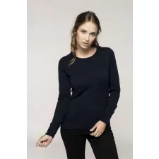 KARIBAN Pulóver Kariban női kerek nyakú női, black, 2XL munkaruha