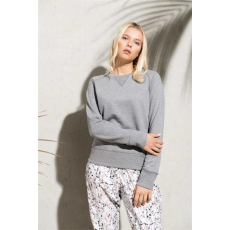 KARIBAN Pulóver Kariban női női (80%pamut 20%poliészter 300g/m2) black, XL