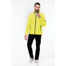 KARIBAN Pulóver Kariban softshell férfi cipzáras férfi (300g/m2) fluorescent yellow, L munkaruha