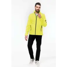 KARIBAN Pulóver Kariban softshell férfi cipzáras férfi (300g/m2) red, S