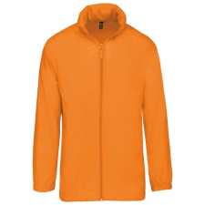 KARIBAN rejtett kapucnis unisex széldzseki KA616, Orange-XL férfi kabát, dzseki