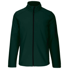 KARIBAN softshell férfi dzseki KA401, Bottle Green-L férfi kabát, dzseki