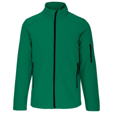 KARIBAN softshell férfi dzseki KA401, Kelly Green-4XL férfi kabát, dzseki