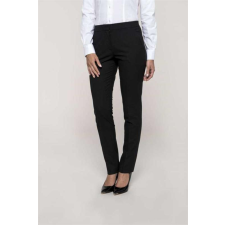 KARIBAN Szövetnadrág Kariban női női (80%poliészter 34%viszkóz 4%elasztán) black, XL munkaruha