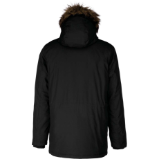 KARIBAN téli kapucnis bélelt férfi kabát KA621, Black-4XL