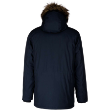 KARIBAN téli kapucnis bélelt férfi kabát KA621, Navy-2XL férfi kabát, dzseki