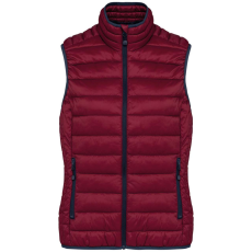 KARIBAN ultrakönnyű Női mellény KA6114 , Wine-XS