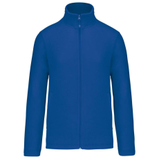 KARIBAN Uniszex cipzáras mikropolár pulóver, Kariban KA9102, Royal Blue-S