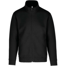 KARIBAN Uniszex cipzáras pulóver, Kariban KA472, Black-4XL férfi pulóver, kardigán