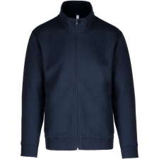 KARIBAN Uniszex cipzáras pulóver, Kariban KA472, Navy-3XL férfi pulóver, kardigán