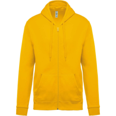 KARIBAN Uniszex cipzáros kapucnis pulóver, Kariban KA479, Yellow-2XL