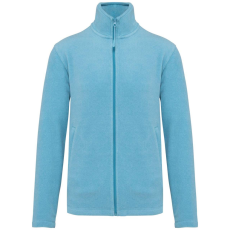 KARIBAN Uniszex FALCO cipzáras mikropolár pulóver, Kariban KA911, Cloudy Blue Heather-XL