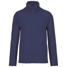 KARIBAN Uniszex FALCO cipzáras mikropolár pulóver, Kariban KA911, Deep Blue-XL férfi pulóver, kardigán