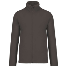 KARIBAN Uniszex FALCO cipzáras mikropolár pulóver, Kariban KA911, Green Olive-2XL férfi pulóver, kardigán