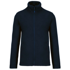 KARIBAN Uniszex FALCO cipzáras mikropolár pulóver, Kariban KA911, Navy-4XL