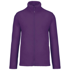KARIBAN Uniszex FALCO cipzáras mikropolár pulóver, Kariban KA911, Purple-S