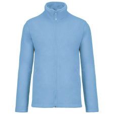 KARIBAN Uniszex FALCO cipzáras mikropolár pulóver, Kariban KA911, Sky Blue-2XL férfi pulóver, kardigán