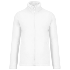 KARIBAN Uniszex FALCO cipzáras mikropolár pulóver, Kariban KA911, White-M