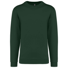 KARIBAN Uniszex kereknyakú pulóver, Kariban KA474, Forest Green-2XL férfi pulóver, kardigán
