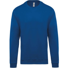 KARIBAN Uniszex kereknyakú pulóver, Kariban KA474, Light Royal Blue-L férfi pulóver, kardigán