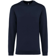 KARIBAN Uniszex kereknyakú pulóver, Kariban KA474, Navy-4XL férfi pulóver, kardigán