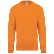 KARIBAN Uniszex kereknyakú pulóver, Kariban KA474, Orange-4XL