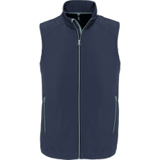 KARIBAN Uniszex két rétegű softshell mellény, Kariban KA423, Titanium-XL