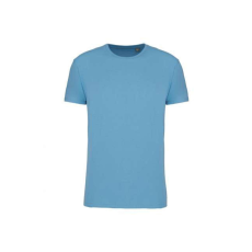 KARIBAN Uniszex körkötött organikus póló rövid ujjú, Kariban KA3032IC, Cloudy Blue Heather-5XL