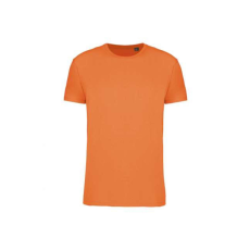 KARIBAN Uniszex körkötött organikus póló rövid ujjú, Kariban KA3032IC, Light Orange-S
