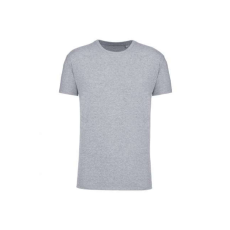 KARIBAN Uniszex körkötött organikus póló rövid ujjú, Kariban KA3032IC, Oxford Grey-3XL