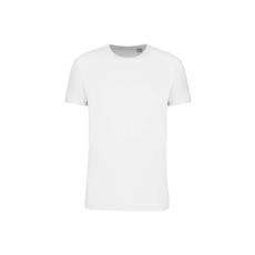 KARIBAN Uniszex körkötött organikus póló rövid ujjú, Kariban KA3032IC, White-L