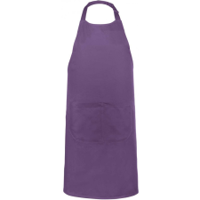 KARIBAN Uniszex kötény Kariban KA890 polyester Cotton Apron With pocket -Egy méret, Purple lakástextília