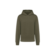 KARIBAN Uniszex laza szabású kapucnis pulóver, Kariban KA4018, Light Khaki-L