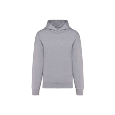 KARIBAN Uniszex laza szabású kapucnis pulóver, Kariban KA4018, Oxford Grey-M férfi pulóver, kardigán
