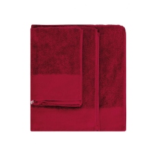 KARIBAN Uniszex organikus pamut törölköző, Kariban KA101, Hibiscus Red-70X140 lakástextília