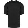 KARIBAN Uniszex szélesebb szabású környakas póló, Kariban KA3008, Black-L