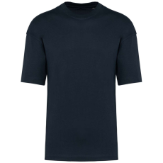 KARIBAN Uniszex szélesebb szabású környakas póló, Kariban KA3008, Navy-M