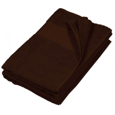 KARIBAN Uniszex törölköző Kariban KA113 Bath Towel -70X140, Chocolate lakástextília