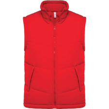 KARIBAN Uniszex unisex mellény polár béléssel, Kariban KA6118, Red-XL férfi mellény