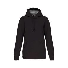 KARIBAN Uniszex vastag kapucnis pulóver, Kariban KA443, Dark Grey-L