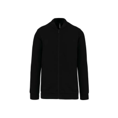 KARIBAN vastag cpzáros pulóver KA4002, Black-XL