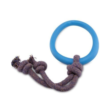  KARIKA, KÖTÉLEN (L) – kék – BeCo játék kutyáknak