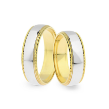  KARIKAGYŰRŰ PÁRBAN 14K ARANY 10,8 GR gyűrű