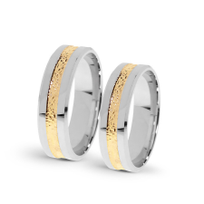  KARIKAGYŰRŰ PÁRBAN 14K ARANY 11 GR gyűrű